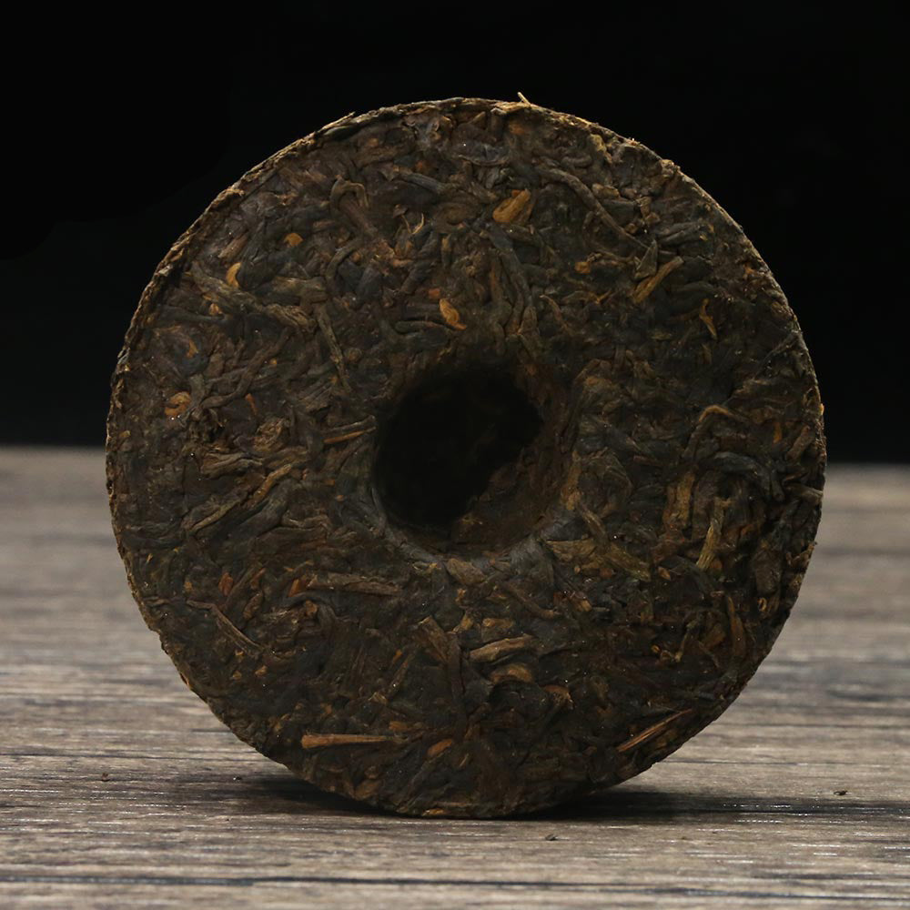 2014 GuangXi Sanhe Dark Tea "Liupao Tea Cake 0207" Premium Golden Flower Tea
