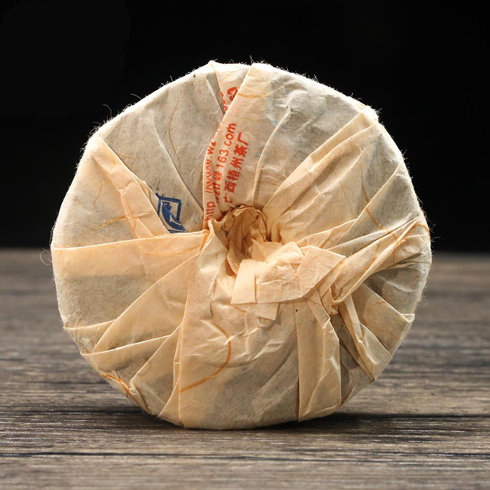 2014 GuangXi Sanhe Dark Tea "Liupao Tea Cake 0207" Premium Golden Flower Tea