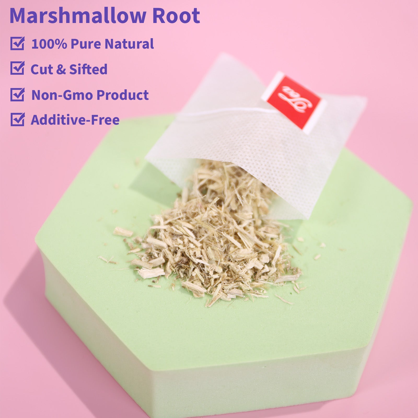 Marshmallow Root Herb Tea Althaea Officinalis Herbal Remedy - 50 Tea Bags Marshmallow Root Herb Tea Althaea Officinalis Herbal Remedy - 50 Tea Bags