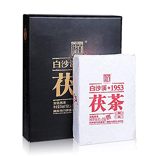 2018/2019 Fucha Dark Tea Anhua Golden Flower Tea Brick Heicha with Herbal Flavor 318g