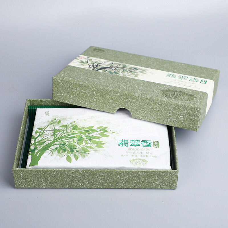 Haiwan 2019 Sheng Pu-erh Tea "Emerald Incense" Raw Pu-erh Tea From Yunnan Tea Brick Box/250g