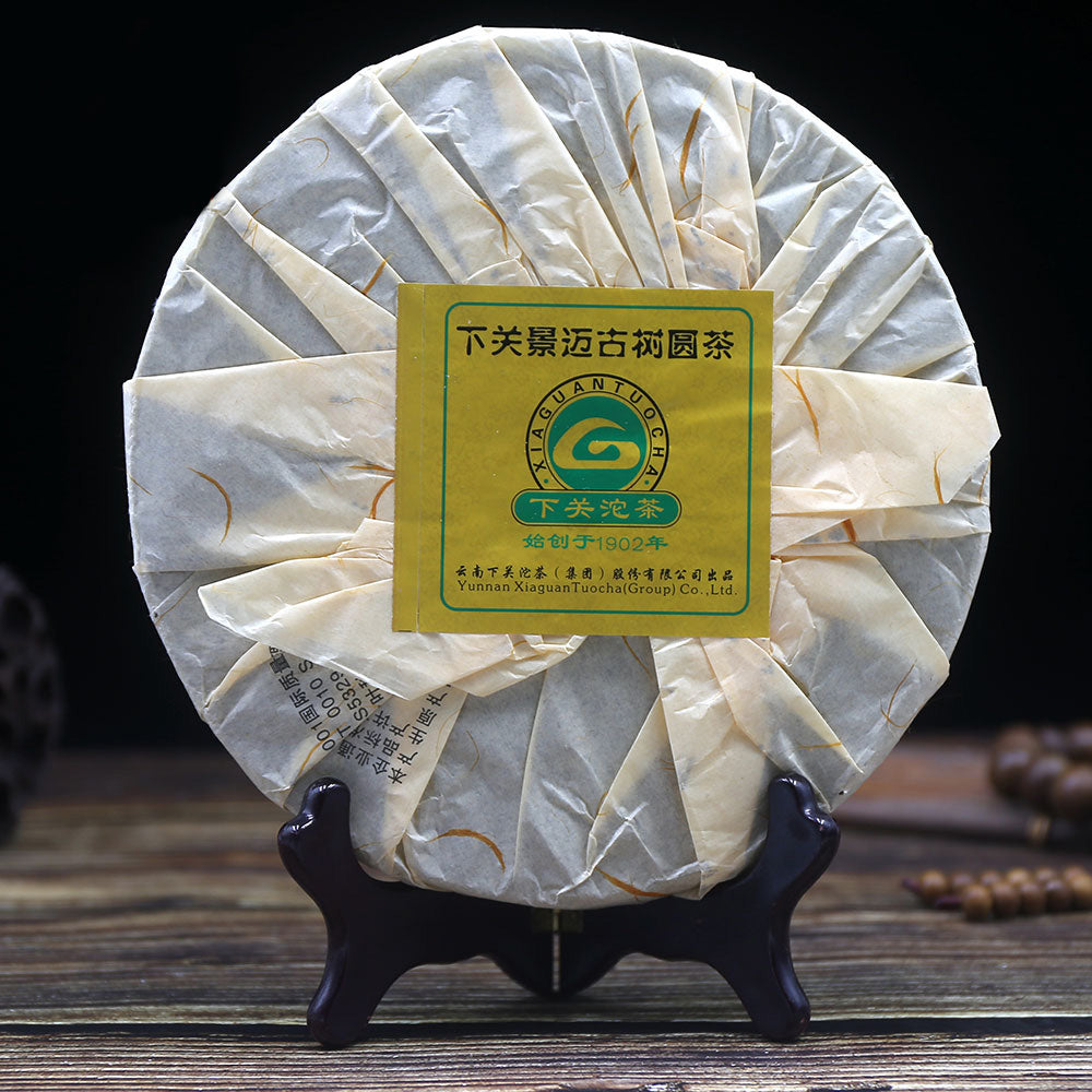 Xiaguan 2012 Raw Pu-erh Tea Yunnan Jingmai Mountain Ancient Tea Tree Sheng Pu-erh Tea Cake 400g