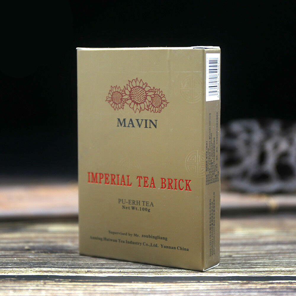 Haiwan 2013 Shu Pu-erh Tea "Palace Tea Brick" Menghai Tea Area Ripe Pu-erh Tea